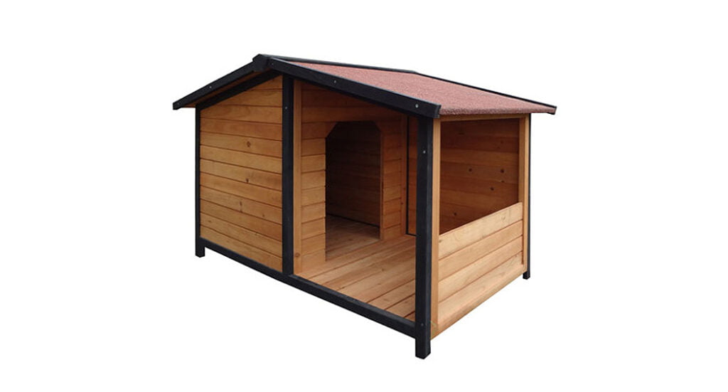 caseta de madera para perros tk pet rocky con patio